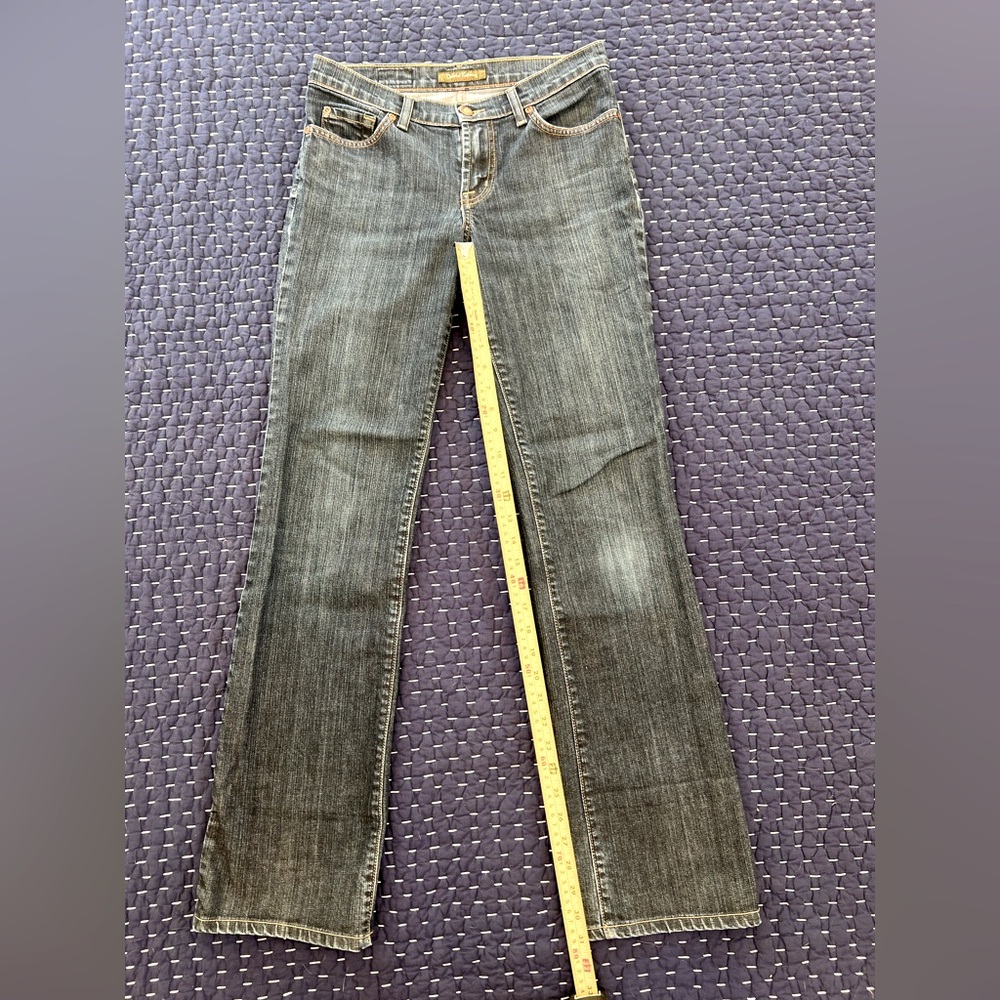 David Kahn Women's Straight Leg Blue Denim Jeans